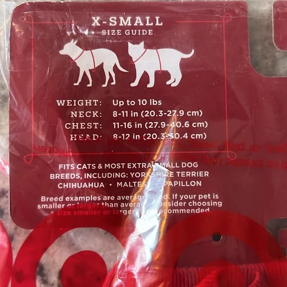 New - Wondershop Buffalo Check Matching Family Dog Pajamas in Red & Black - Picture 7 of 7